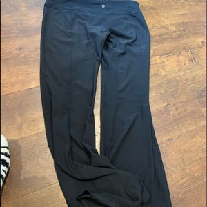 REVERSIBLE lululemon yoga/bootcut leggings